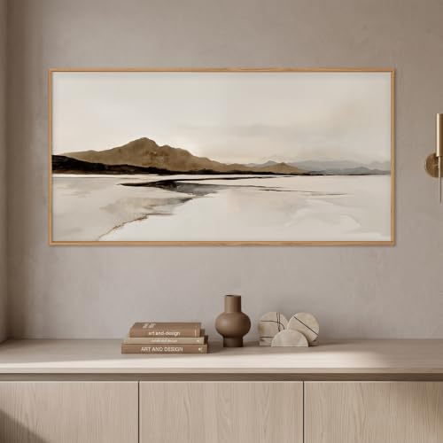 Abstract Mountain Wall Art Set - 20x40 Inch Framed Canvas with Variation: Mountain Wall Art