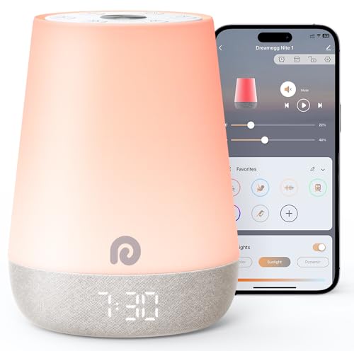 Dreamegg Classic Baby Sound Machine with Night Light & App Control