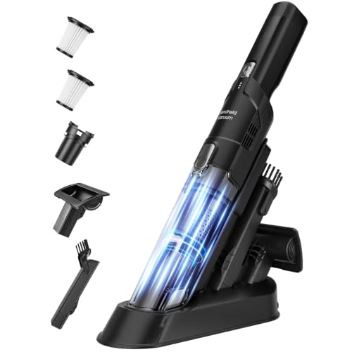 Cordless Handheld Vacuum Cleaner with Brushless Motor - Black - Up to 30 Min Runtime
