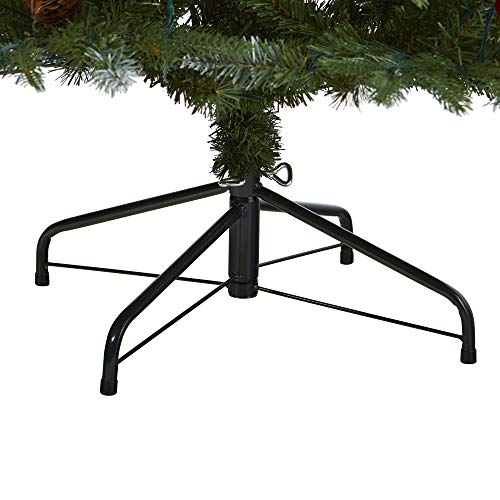 Snow Tipped Portland Spruce Tree with 300 LED Lights, 6ft Artificial Christmas
