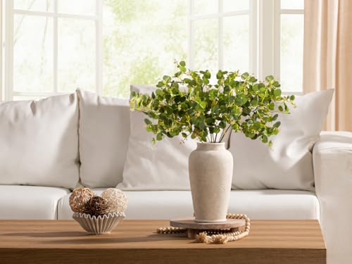 Ooit 11-Inch Rustic Ceramic Flower Vase Tall Farmhouse Home Decor