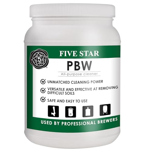 Five Star P.B.W. Alkaline Cleaner - 4 Pounds for Heavy-Duty Organic Soil Removal