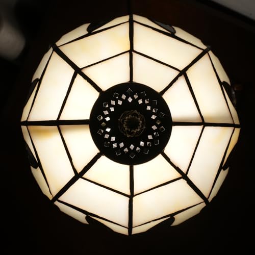 Tiffany Style Black Cat Stained Glass Table Lamp - Small Quirky Desk Light with Variation A