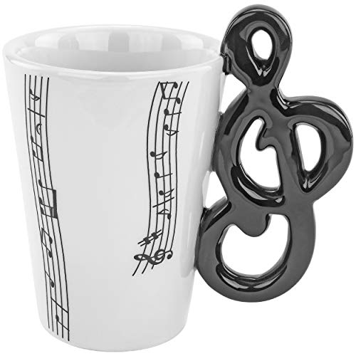 Clef Note Mug - Fairly Odd Novelties Musical Coffee Cup, 8oz
