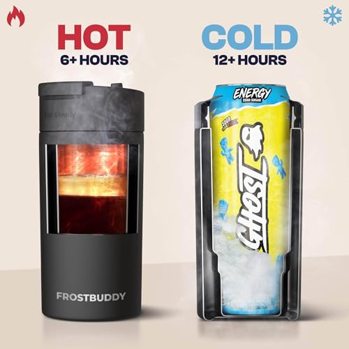 Georgia Bulldogs Frost Buddy Universal Can Cooler - Fits 12 & 16 oz - Red Variation