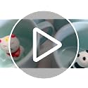 Celadon Polar Bear 8 oz 3D Ceramic Mug - Cute Animal Inside Cup Gift for Kids