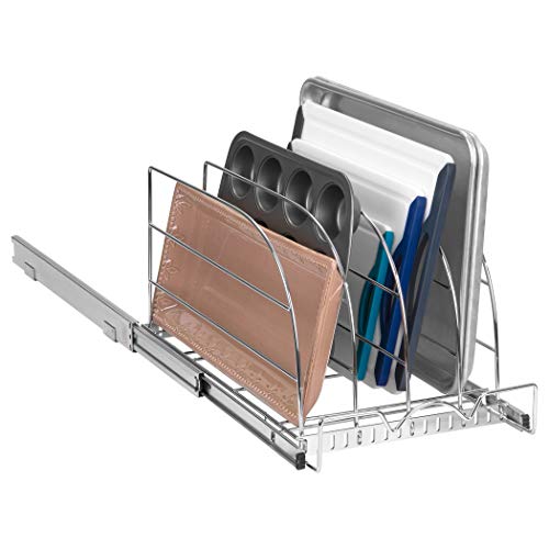 Hold' n Storage 12.5"W x 21"D Pull Out Kitchen Cabinet Organizer for Bakeware