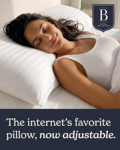 Adjustable Queen Bed Pillow with Down Alternative Fill Set - Queen, 1