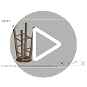 Natural Finish 29-Inch Wooden Bar Stool with Round Seat - Modern Kitchen & Pub Seating