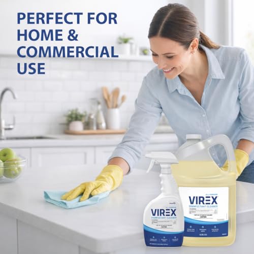 VIREX Diversey All Purpose Disinfectant Cleaner 128 Fl Oz Pack of 2