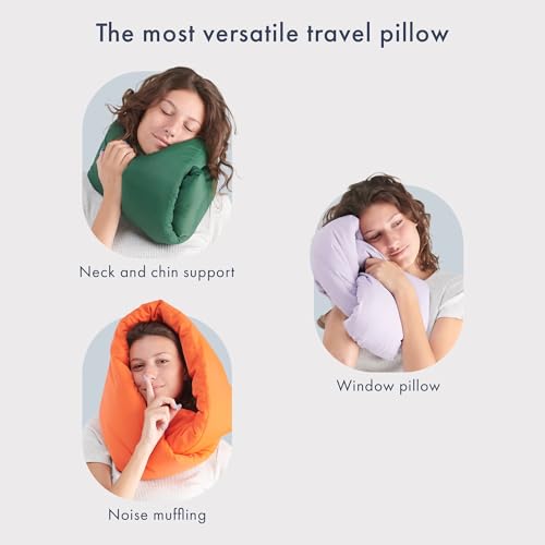 Huzi Infinity Travel Neck Pillow - Midnight Grey - 360 Support & Breathable Fabric