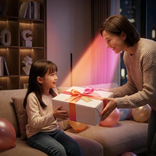 VDZZ 4-in-1 Large White Smart LED Table Lamp with Wireless Charger & Bluetooth Speaker