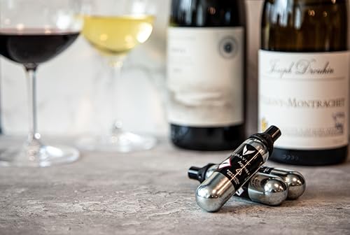 Coravin Wine Preservation System Replacement Argon Capsules 6-Pack - Silver