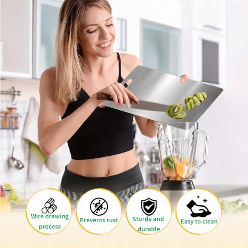 Sowspoy 3-Piece Titanium Cutting Board Set - Double Sided, Dishwasher Safe, Non-Toxic Kitchen Chopping Boards