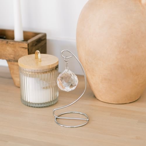 Memorialight Tabletop Sympathy Gift with Stand - Memorial Light & Rainbow Prism for Loss of Loved Ones