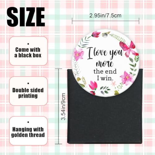 I Love You More the End I Win Christmas Ornament Ceramic Keepsake 2.95in with Box (Variation of THIS listing)