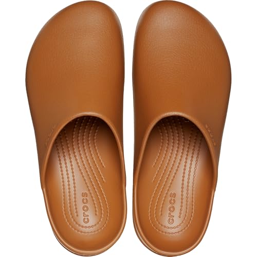 Crocs Unisex Dylan Clogs Cognac - Size 7 Women / 5 Men