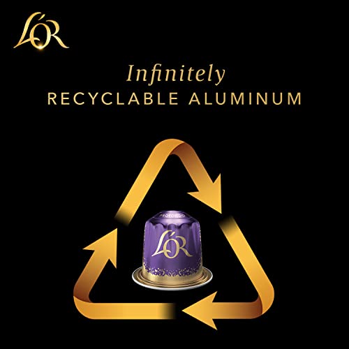 L'OR Ristretto Coffee Capsules - 10 Count Pack of 5, Compatible with Nespresso & L'OR Machines
