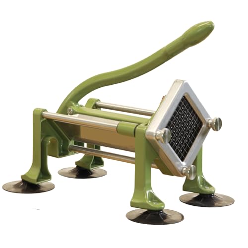 French Fry Cutter 3/8 & 1/4 Inch Blade Stainless Steel Commercial Potato Slicer