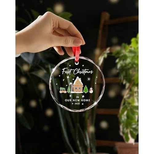 House Warming Gifts New Home, Our First Christmas in Our New Home Ornaments, Housewarming Gifts 2025 for Women Men Homeowner, New Apartment Essentials