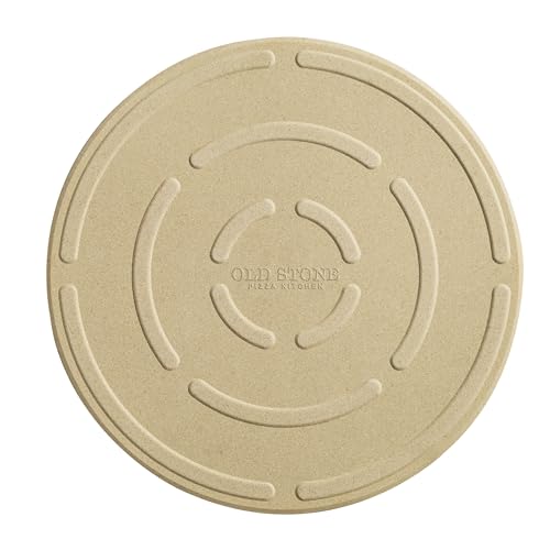 Old Stone 16-Inch Round Pizza Stone - Non-Cracking Bakeware for Pizzas Bread & Vegetables