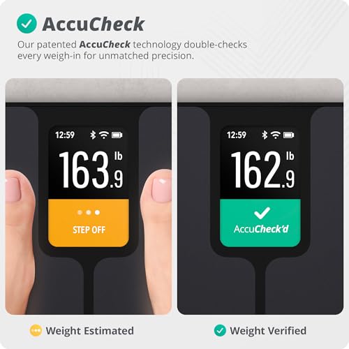 Greater Goods Black Smart Body Fat & BMI Scale with Wi-Fi & Bluetooth