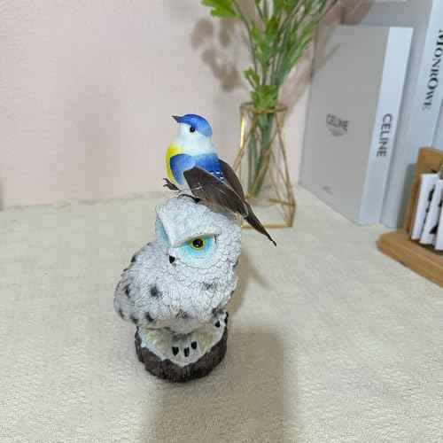 12pcs Artificial Birds for Crafts Decorative Christmas Tree Ornaments Yard Patio Wreath Designs Flower Floral Arrangements Garden Home Decor (Claw Birds)