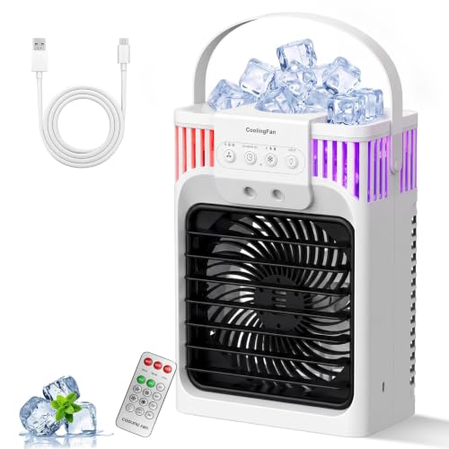 Portable Air Conditioenrs, Evaporative Cooler with Remote Control,