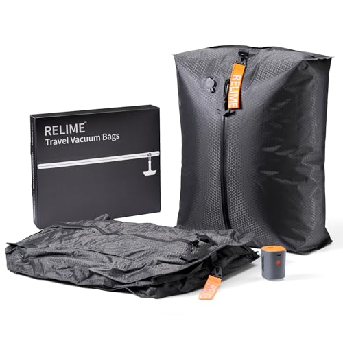 Relime Classic Series Vacuum Bags for Travel Luggage with Wireless