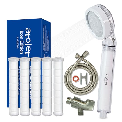 ATOJET 6-Month Carbon Water Filter Set with Hose & Mount for K-Beauty Skin Care