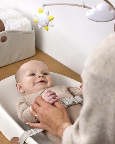 Skip Hop Baby Changing Pad, Nursery Style, Wipeable, Contoured with Cushioned Foam, Oat 16"