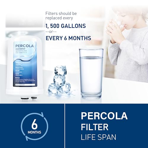 Percola White FC1 Water Filter Cartridge 1-Pack for Enagic F8 & HG-N Machines
