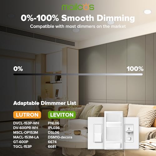 12 Pack 6 Inch LED Recessed Ceiling Lights 5 CCT Dimmable Canless Downlights