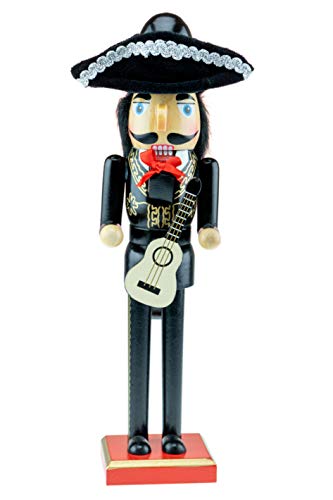 Mariachi 14 Inch Traditional Wooden Nutcracker - Clever Creations