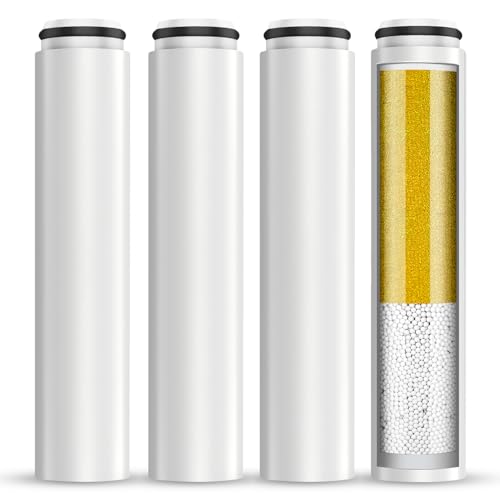 Cobbe Max 4 Pack Shower Filter Replacements - Remove Chlorine & Reduce Dry Skin