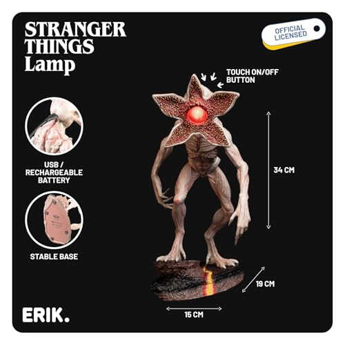 Stranger Things Demogorgon Lamp Collector Edition - Red LED Night Light