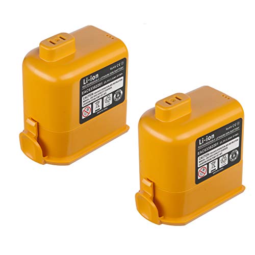 2-Pack 25.5V 3000mAh Lithium Battery for LG A9 Cordzero Vacuum Cleaner