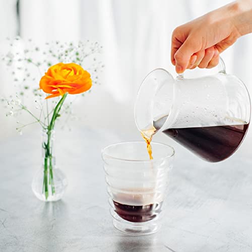 Pour Over Coffee Set with Glass Dripper and Cup - Variation of Glass Pour Over Set