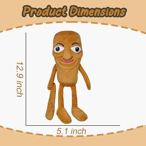 Italian Brainrot Plush,12.9 Inch Funny Tung Tung Tung Sahur Plush Toys Halloween Christmas Birthday Party Gifts for Boys and Girls Room Decor for Video Game Fans