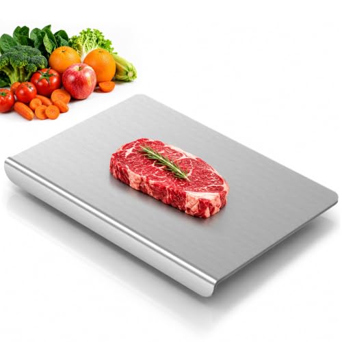 Titanium Cutting Board 16x12 Inches - Double-Sided Non-Toxic Kitchen Chopping & Baking Surface