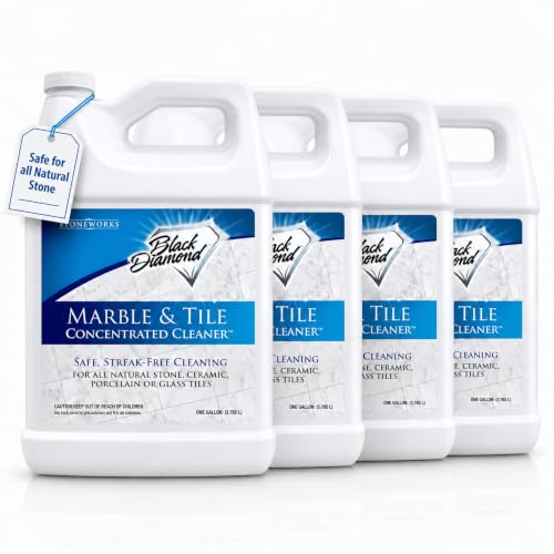 Black Diamond Stoneworks Marble & Tile Floor Cleaner Concentrate - 128 Fl Oz Pack of 4