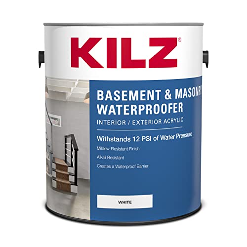 Waterproof Masonry Paint for Concrete & Brick Walls 1 Gallon