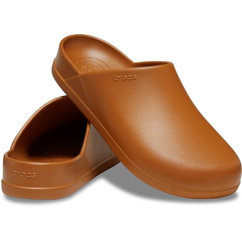 Crocs Unisex Dylan Clogs Cognac - Size 7 Women / 5 Men