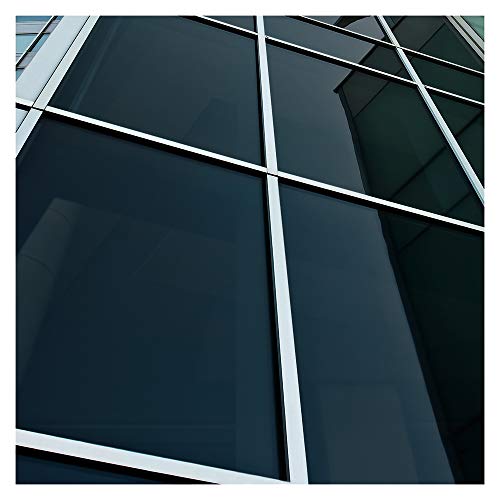 Black Window Film - Daytime Privacy & Sun Control 48in x 12ft - Very Dark