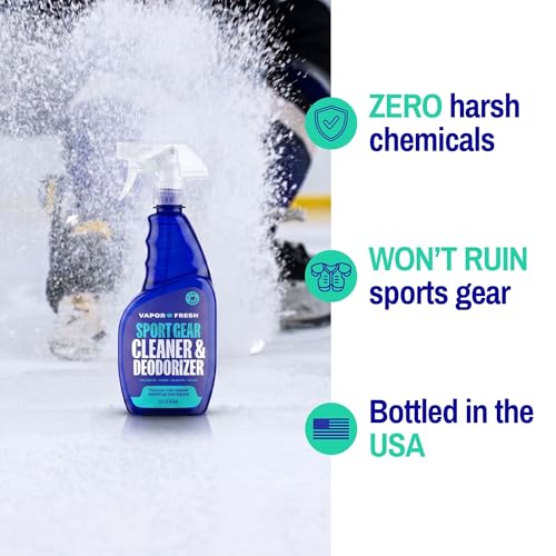 Vapor Fresh Sports Gear Cleaner & Deodorizer Spray Pack of 3 - 16oz Each