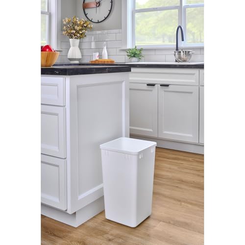 Rev-A-Shelf 27 qt White Polymer Waste Container Replacement for Pullouts – 2-Pack