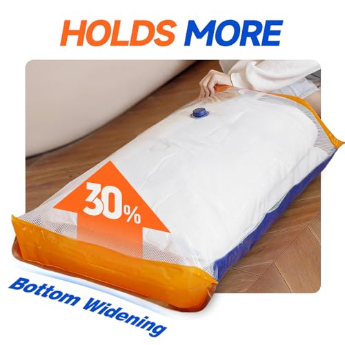 Vacbird 15 Pack Vacuum Storage Bags with Rechargeable Cordless Pump - Space Saver for Clothes Bedding and More