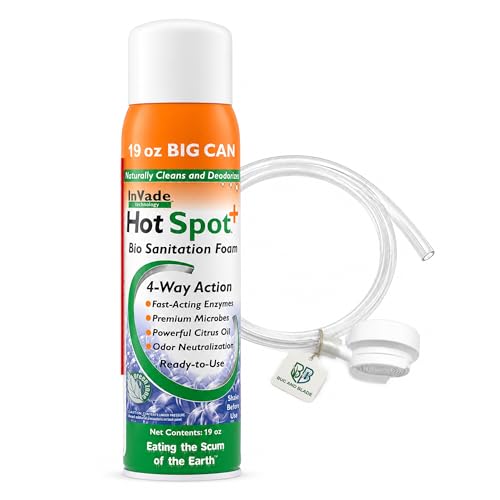 Bio-Enzyme Drain Cleaner & Odor Neutralizer Kit with Extension Hose - 19 oz