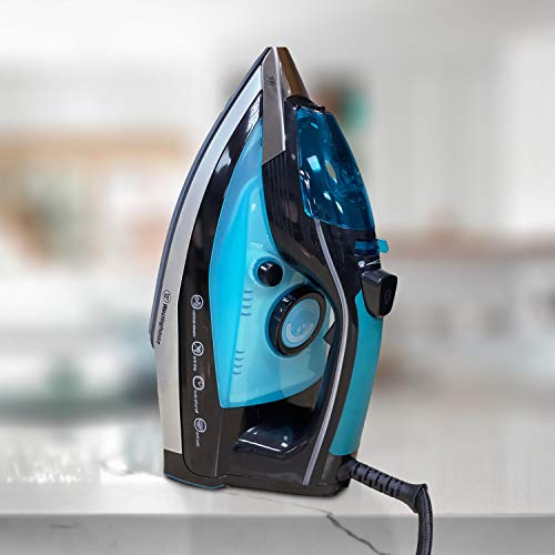 220V 2500W Travel Steam Iron with Auto Shut Off & Dual Zone Steam