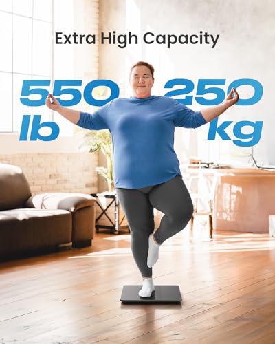 RENPHO 550lb Digital Scale for Body Weight, Large LED Display, Core 1L